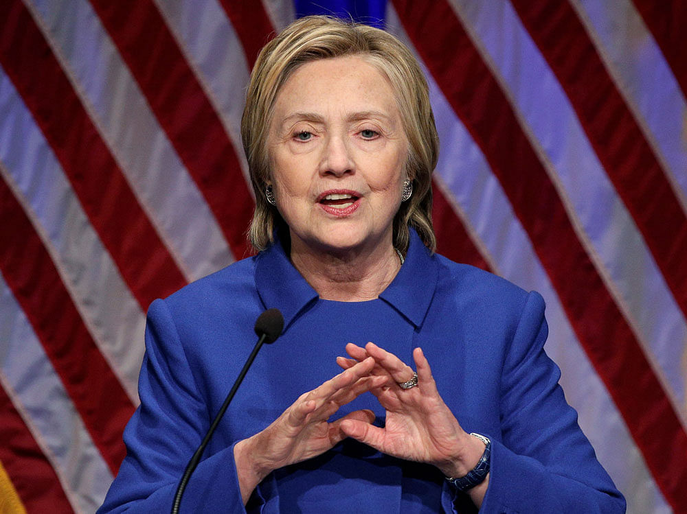 Hillary Clinton. Reuters file photo