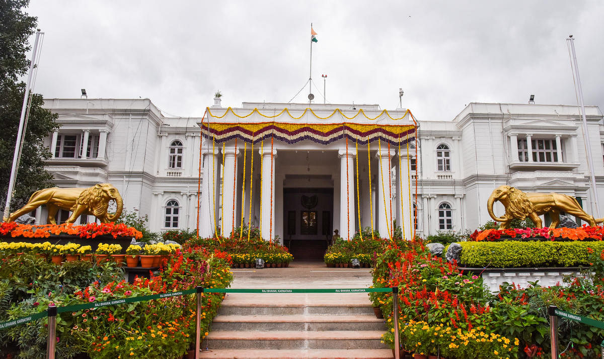 The horticulture department is working on installing an air quality monitoring system along with misting and foliage spray instruments at the Raj Bhavan
