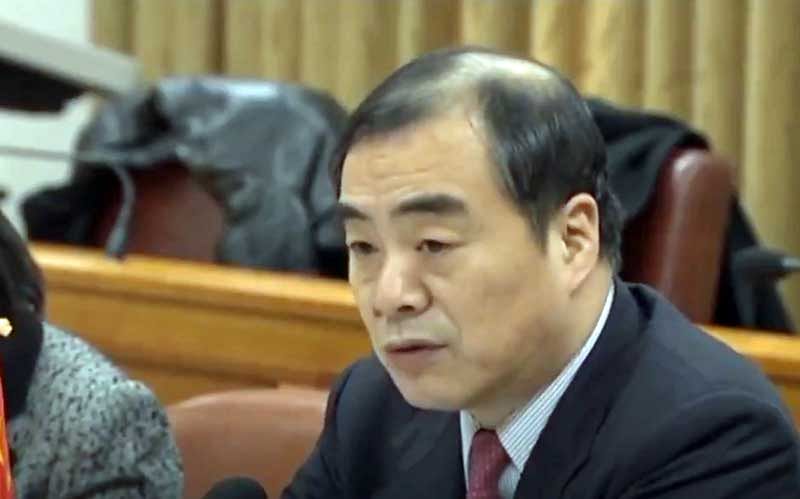 Chineese Vice Foreign Minister Kong Xuanyou. (Video grab)