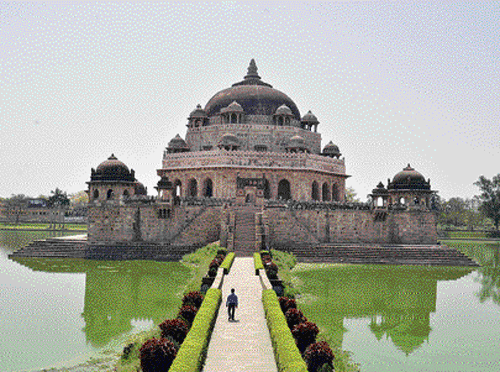 The majestic mausoleum of great medieval ruler Sher Shah Suri is a prime tourist spot in Sasaram. PHOTO: MOHAN PRASAD