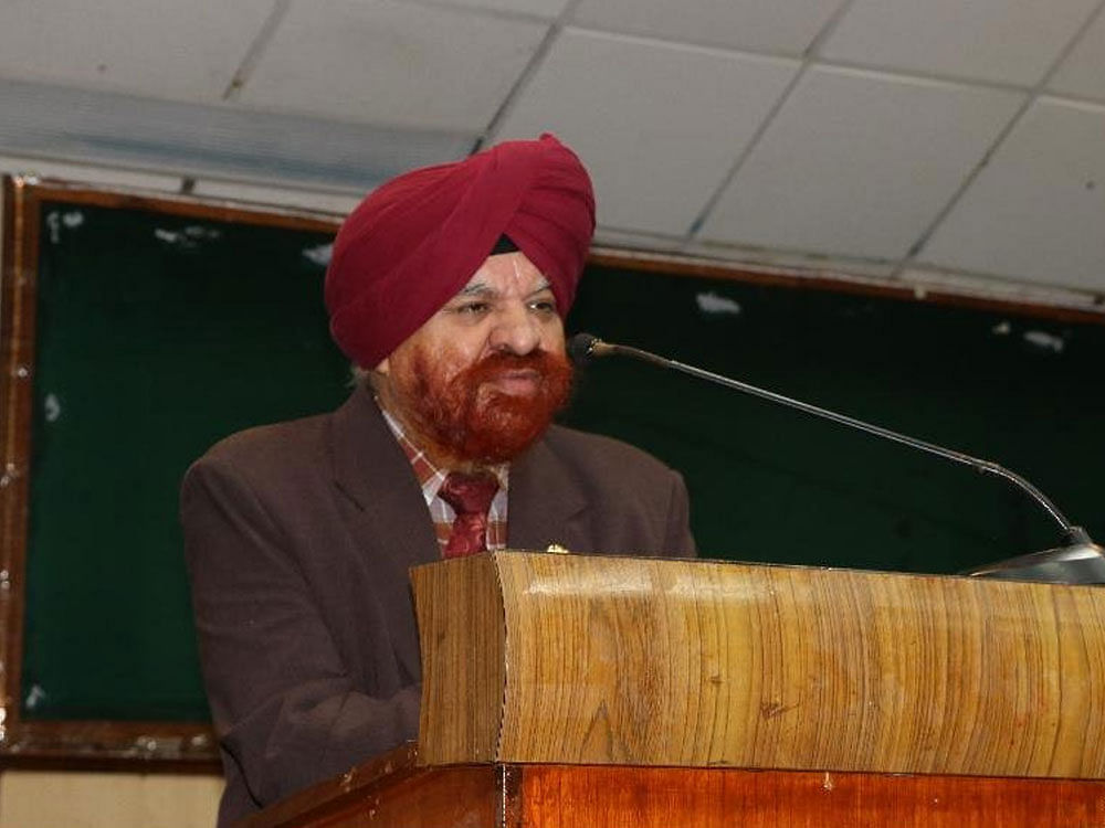Prof. Gurmeet Singh was appointed as the Vice-Chancellor of Pondicherry University in November 2017. Image Source: Twitter/@GurmeetSinghVC
