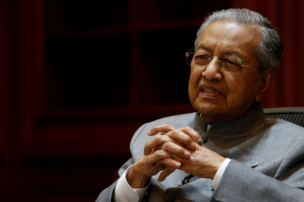 Malaysia's Prime Minister Mahathir Mohamad. (Reuters File Photo)