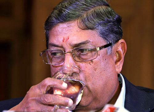 On Tuesday, the court said Srinivasan must step down to ensure that a fair probe is conducted into the preliminary findings of the Justice Mukul Mudgal report, which include charges against Srinivasan's son-in-law Gurunath Meiyappan and some Indian Premier League (IPL) cricketers in 2013. AP file photo