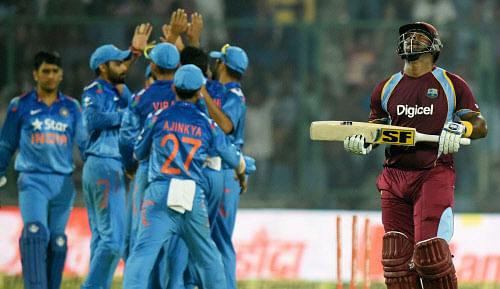 The BCCI is seriously contemplating reviewing the West Indies players' participation in the cash-rich Indian Premier League as the ongoing series ended abruptly today due to visiting team's payment dispute with their own cricket board. PTI file photo
