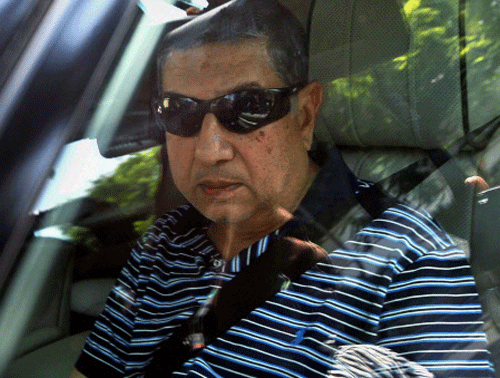 Supreme Court said exiled BCCI president N. Srinivasan should have refrained from functioning as the cricket board chief.PTI File Photo