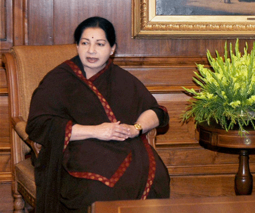 Tamil Nadu Chief Minister J. Jayalalithaa. PTI file photo