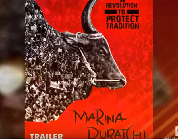 The movie, according to the makers, chronicles the struggle of 10 lakh Tamil people to get their "cultural right" of conducting the bull-taming sport upheld by the authorities.