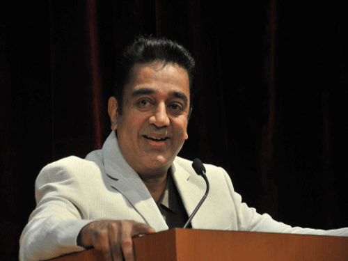Veteran actor Kamal Haasan, who was admitted to hospital following a bout of food poisoning, says he's fine and that there's no 'cause for alarm'. DH file photo