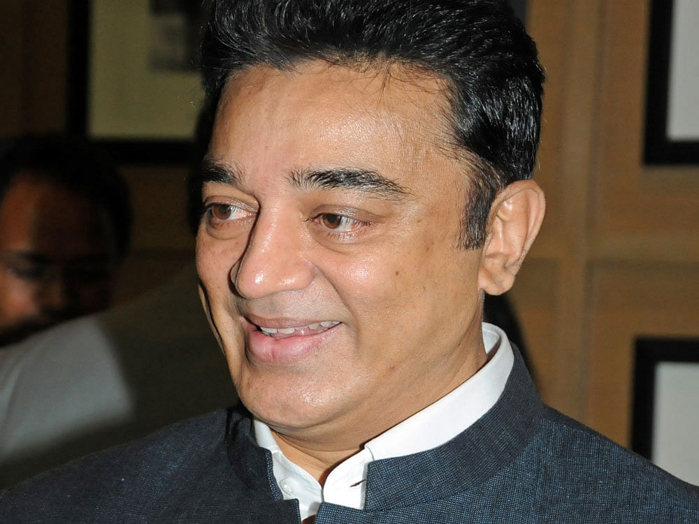 Haasan had a few years ago threatened to leave India in wake of protests against his film 'Vishwaroopam'. File Photo