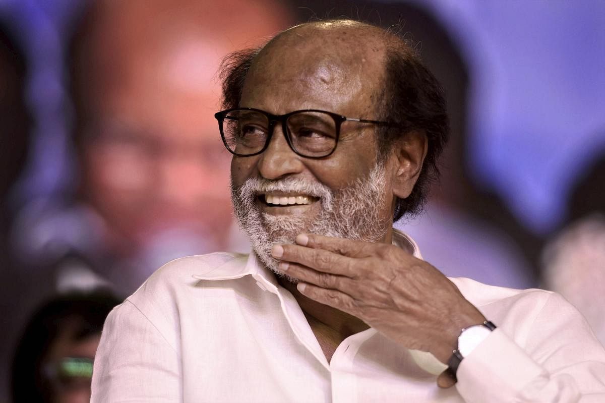 Rajinikanth, whose Kaala is being opposed by pro-Kannada groups for his comments on sensitive Cauvery issue, said he had faith in JD (S) chief Deve Gowda that he would not let the film to be banned in Karnataka. (PTI file photo)