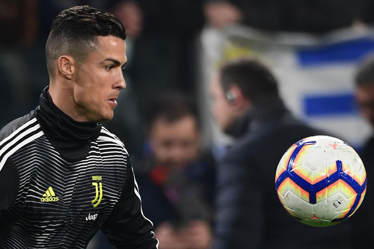 Juventus will pin their hopes on five-time Champion League winner Cristiano Ronaldo when they welcome Atletico Madrid in Turin. AFP