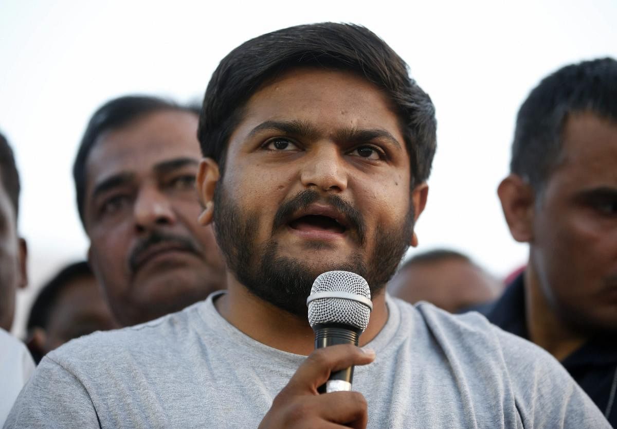 Quota agitation leader Hardik Patidar also announced his support to the stir by the Gujjar community.