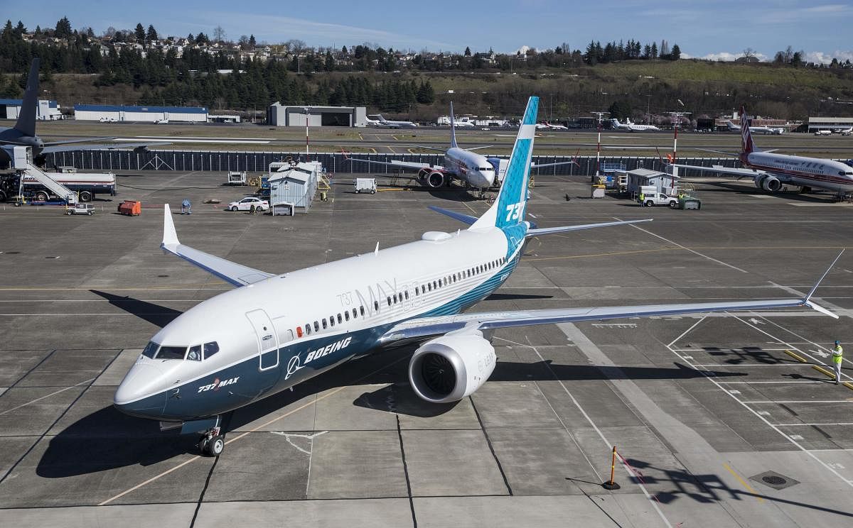 All Boeing 737 Max 8 aircraft would be grounded in India by 4 pm on Wednesday, said a senior official of Indian aviation watchdog DGCA. AFP file photo
