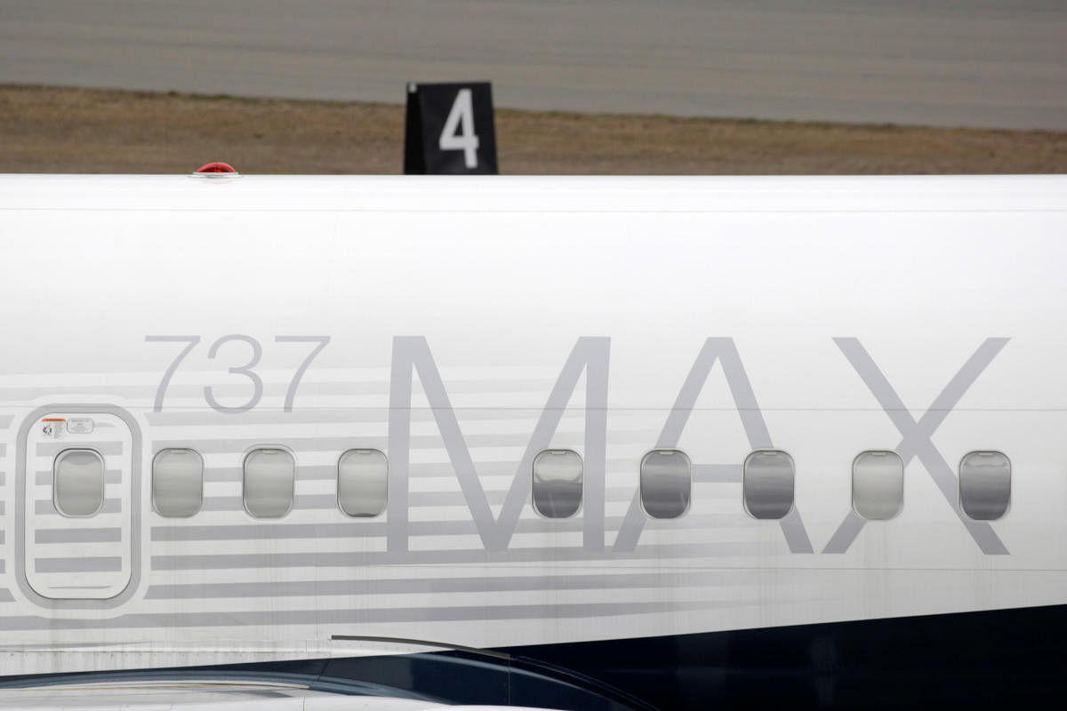 A Boeing 737 MAX 8 aircraft is parked at a Boeing production facility in Renton, Washington, U.S., March 11, 2019. REUTERS/David Ryder