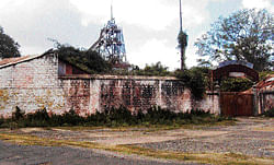 A view of the Champion Reefs mines in KGF. DH Photo