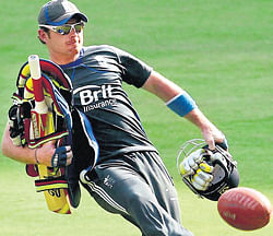 Tough times: English opener Ian Bell feels that teams have to take a cautious approach under the new rules. AFP