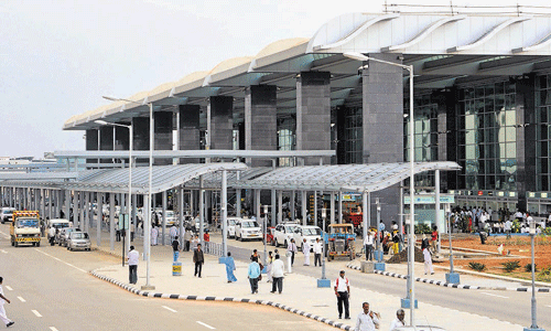 Airport tariff regulator AERA has fixed Rs 1,368 and Rs 342 per international and domestic passenger as user development fee (UDF) and other charges for Bangalore's Kempegowda airport but the airlines have opposed the ''over 100 per cent'' hike in tariff. DH file photo