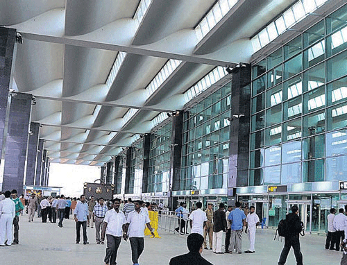 Two persons have been secured here for allegedly making a hoax bomb threat call inside Bengaluru's Kempegowda International Airport, police said today. DH file photo