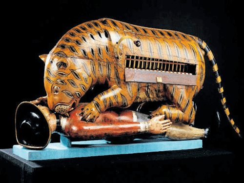 Tipu's Tiger as displayed on the website of the Google  Cultural Institute.