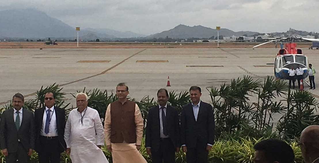 Launched by Minister of State for Civil Aviation Jayant Sinha on Friday, the service is all set to take off in three months. KIA is the first airport and Bengaluru is the first city in the country with such a service. Picture courtesy Twitter