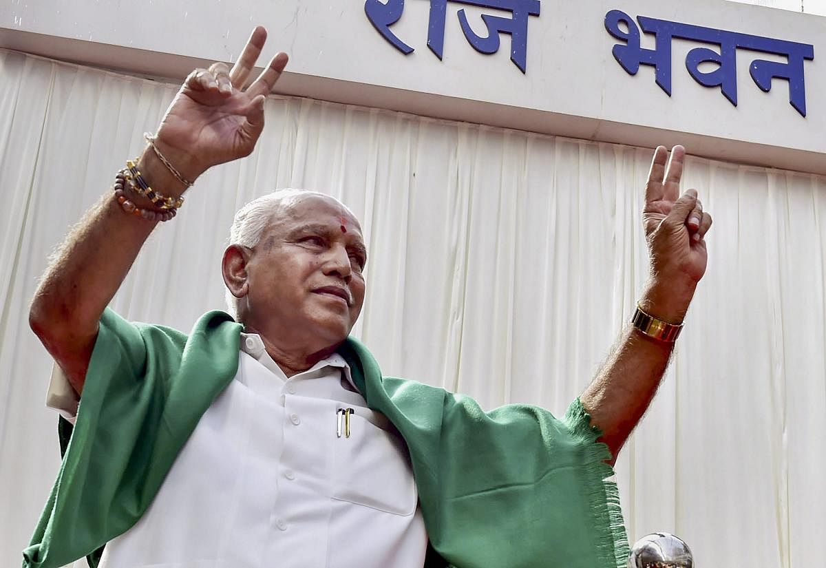 Chief Minister B S Yeddyurappa has said that he was confident of winning the majority. DH photo