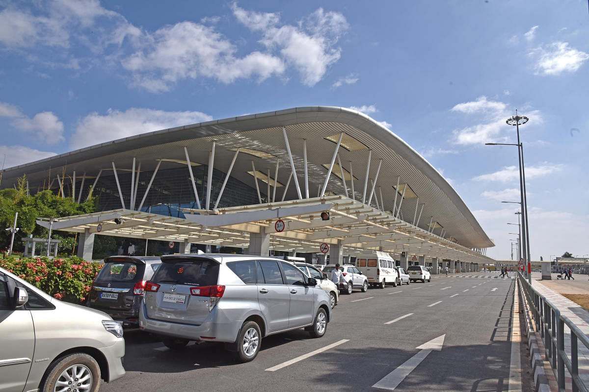 The Kempegowda International Airport at Devanahalli