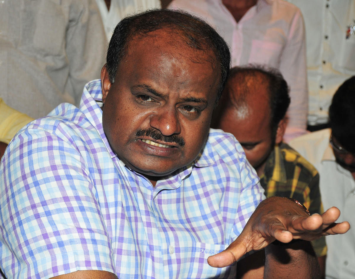 Chief Minister HD Kumaraswamy. DH file photo