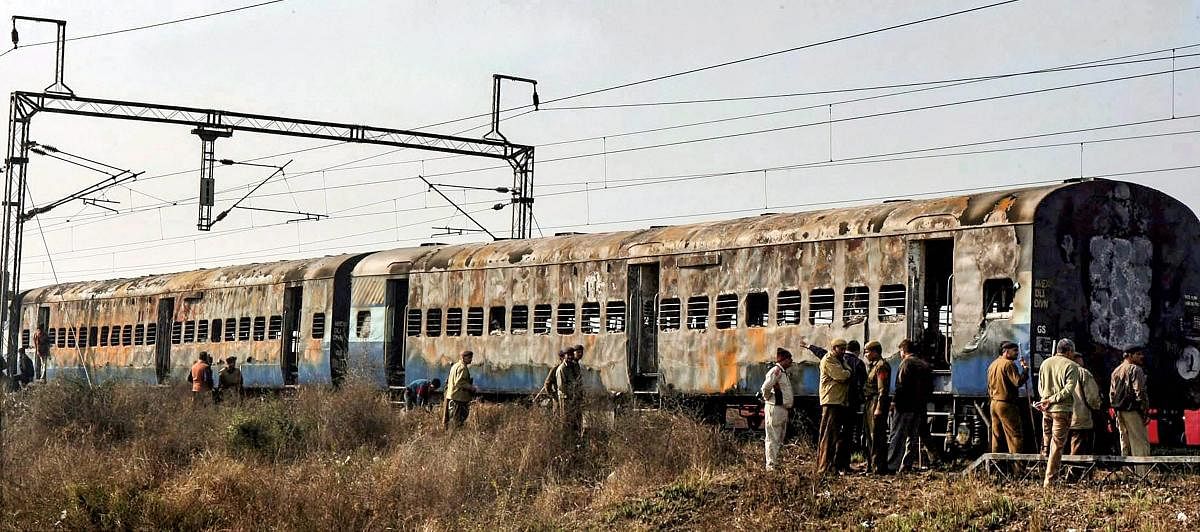 The blast in Samjhauta Express had occurred near Panipat in Haryana on February 18, 2007, when the train was on its way to Attari in Amritsar, the last railway station on the Indian side. (PIT File Photo)
