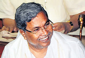 Chief Minister Siddaramaiah