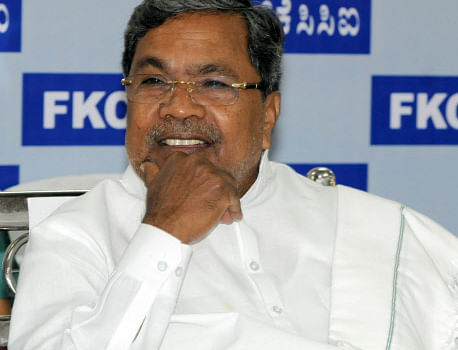 Chief Minister Siddaramaiah. DH photo