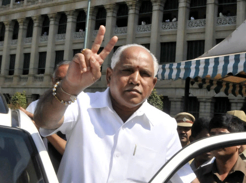 The BJP Saturday released its second list of Lok Sabha candidates, fielding former Karnataka chief minister B.S. Yeddyurappa from Shimoga in the state. DH file photo