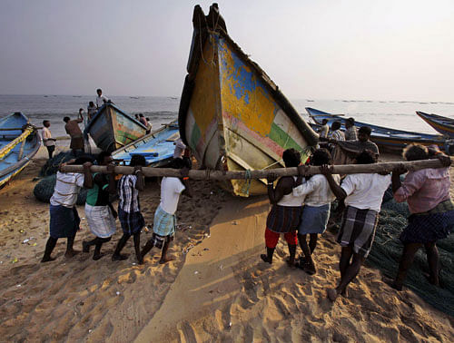 How about a system that sources real-time information on weather from GPS-equipped fishermen at sea, processes this vital data through scientists and researchers, and disseminates it quickly to the fishing community via mobile phones, radio and the internet?  AP File Photo. For Representation Purpose