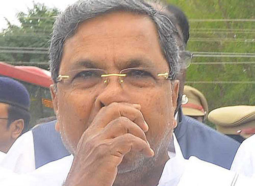 Chief Minister, Siddaramaiah DH file photo