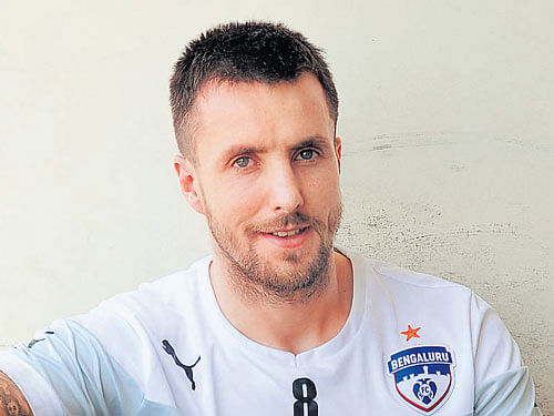new man: Bengaluru FC's Michael Collins believes India has enough quality to surprise him. DH photo