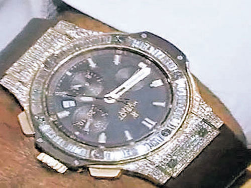Chief Minister Siddaramaiah's watch. DH FILE&#8200;PHOTO