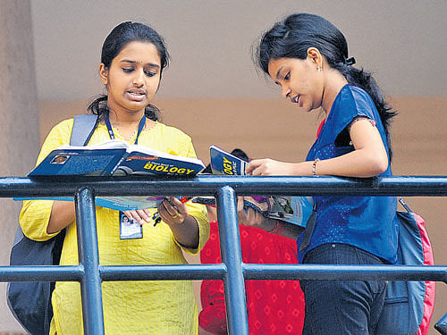 Poor quality of evaluation was also noted as marks were changed in over 90 % of the answer papers. VTU has not ensured continuous support to e-Vidya, Edusat, rendering the projects unproductive. File photo