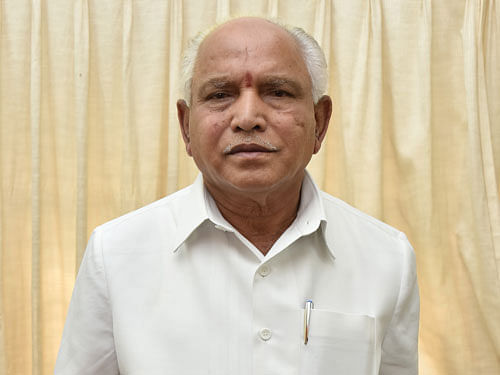 Yeddyurappa was forced to resign as Chief Minister in  2011 over graft charges, following which he quit the party to form his own outfit, Karnataka Janata Party, which failed to make a mark except to cause damage to BJP in 2013 polls. DH File Photo.
