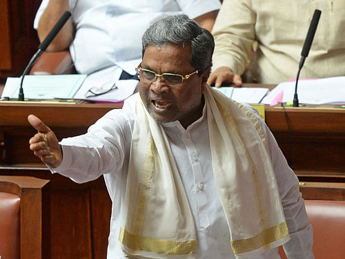 Siddaramaiah said Prasad and Mohanty have not been asked to go on leave as was being speculated. DH Photo.