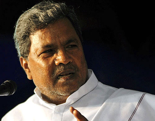 Karnataka Chief Minister Siddaramaih. DH file photo