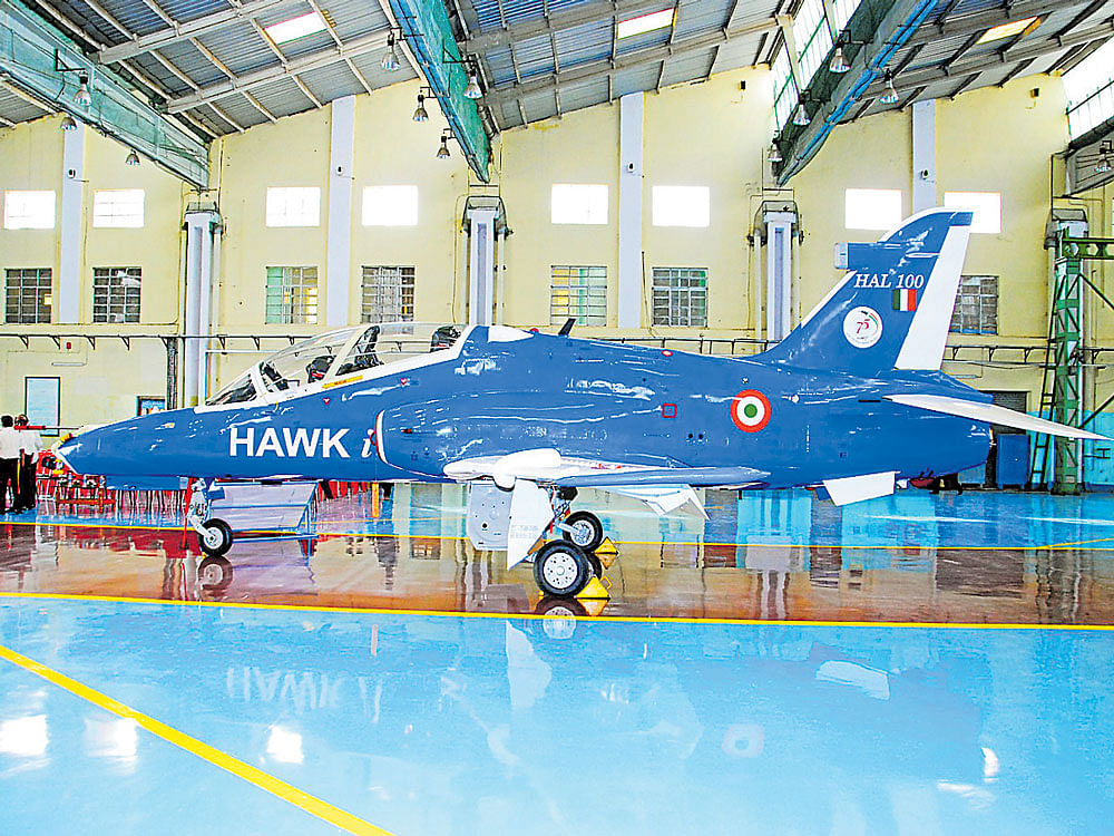 HAL&#8200;will display the first indigenously upgraded Hawk Mk132, named as Hawk-i, at the Aero-India 2017, scheduled to begin on February 14.