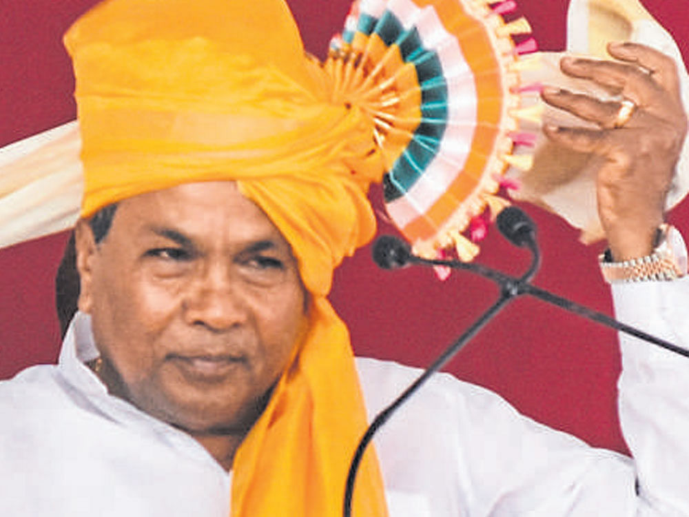 Siddaramaiah is presenting himself as a 'proud' Kannadiga in his newly-launched personal handle, which already has over 2000 followers. DH file photo.