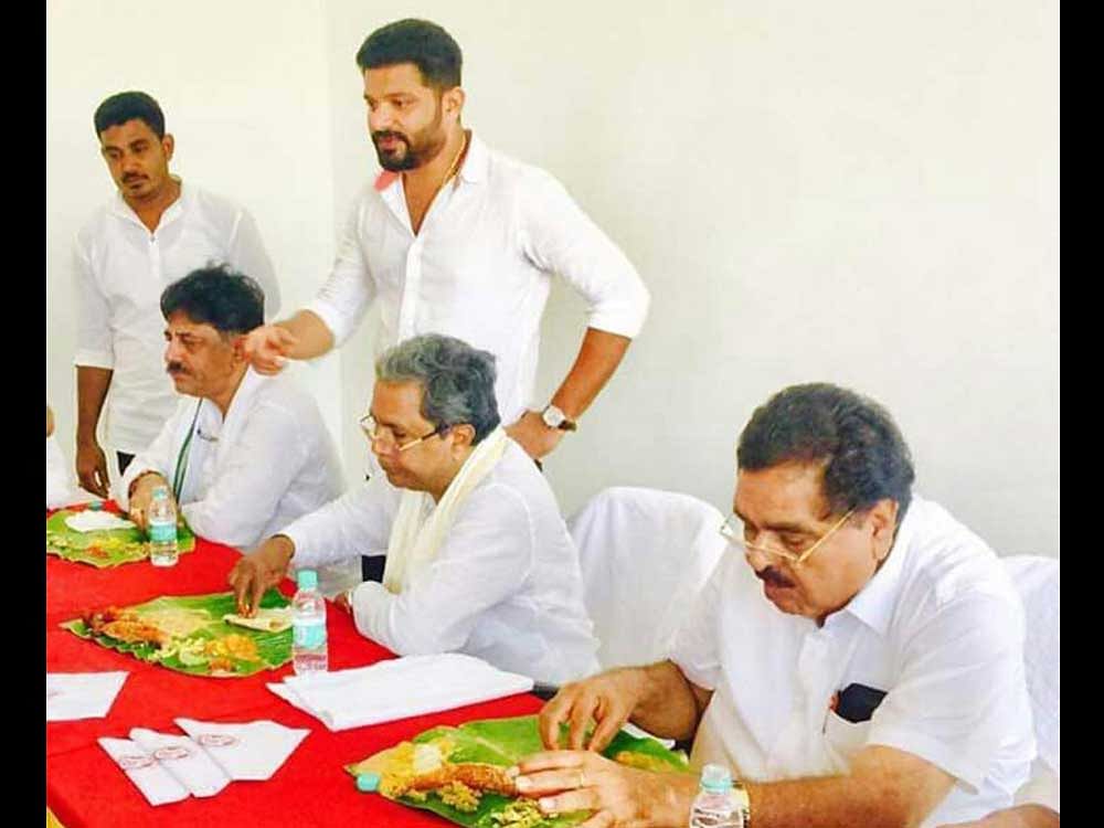 A controversy has erupted over the reports that the chief minister visited the Dharmasthala temple after consuming fish, during his visit to Mangaluru on Sunday.