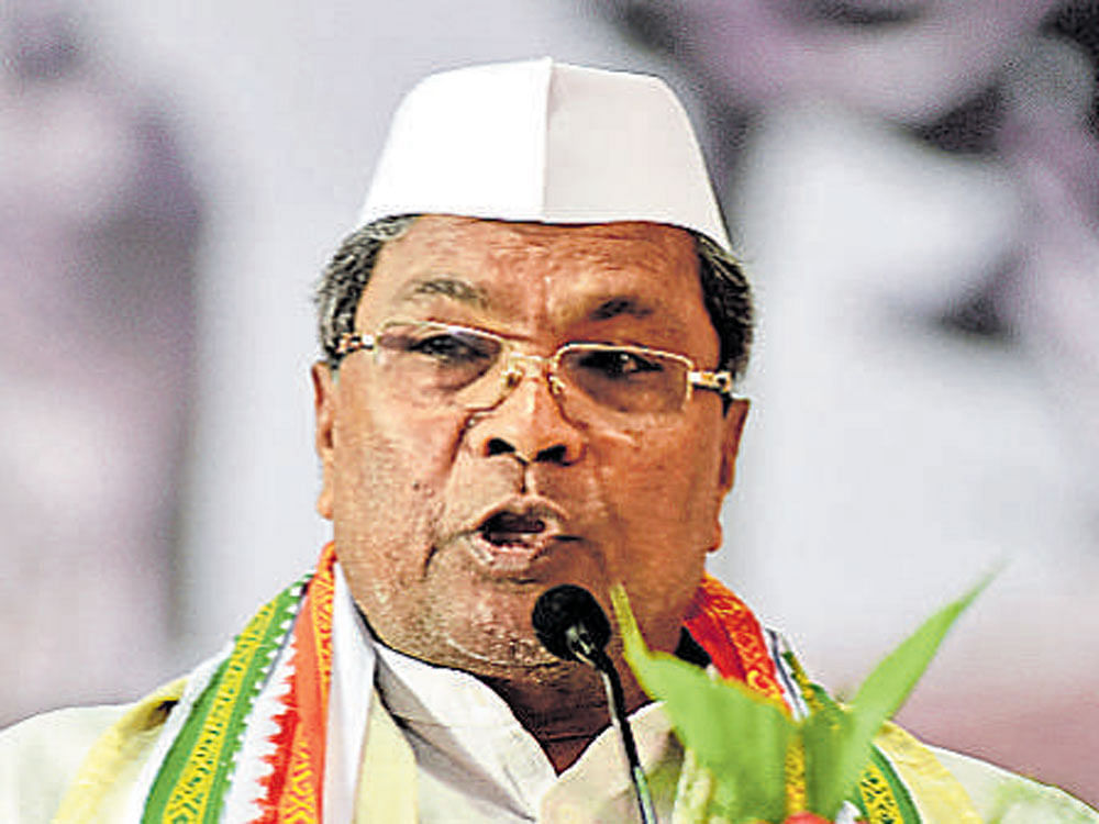Siddaramaiah hit out at Hegde, saying he has no respect for the Constitution.