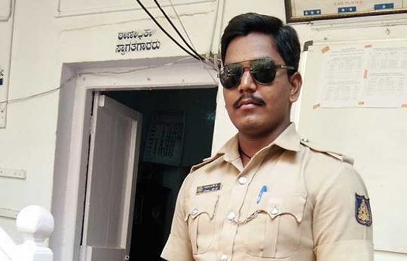 Nagaraj suspended constable Aruna Dollina for sharing a facebook post. (Facebook/Arun Dollin)