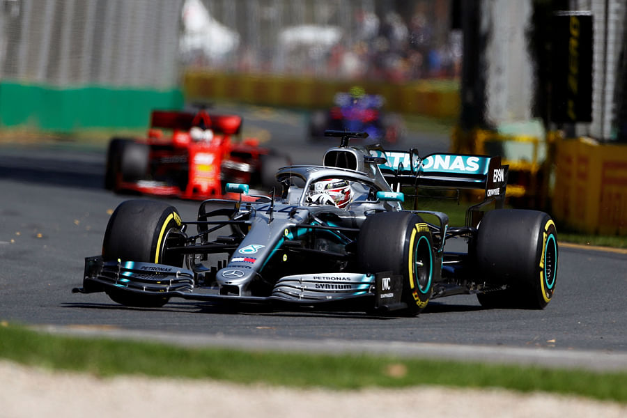 Mercedes driver Lewis Hamilton topped the timecharts in the first free practice for the season-opening Australian Grand Prix. Picture credit: Mercedes