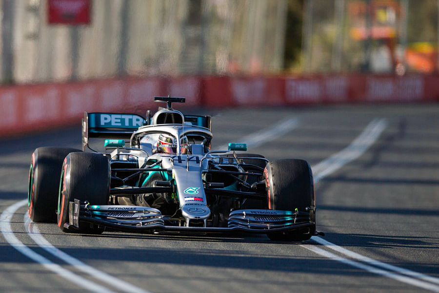 Mercedes driver Lewis Hamilton topped both practice sessions on Friday, ahead of the Australian Grand Prix. Picture credit: AFP