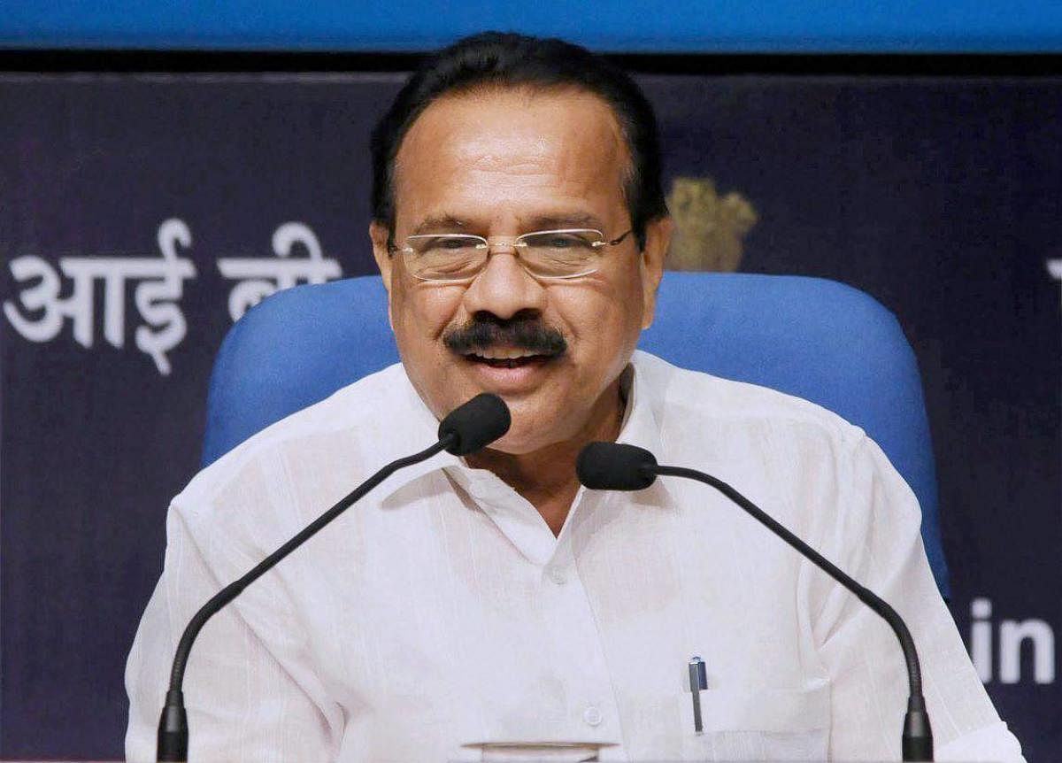 Union Minister for Chemicals and Fertilisers, Statistics and Programme Implementation D V Sadananda Gowda alleged that there is a conspiracy by former CM Siddaramaiah in attempting to destabilise the coalition government in Karnataka. PTI file photo