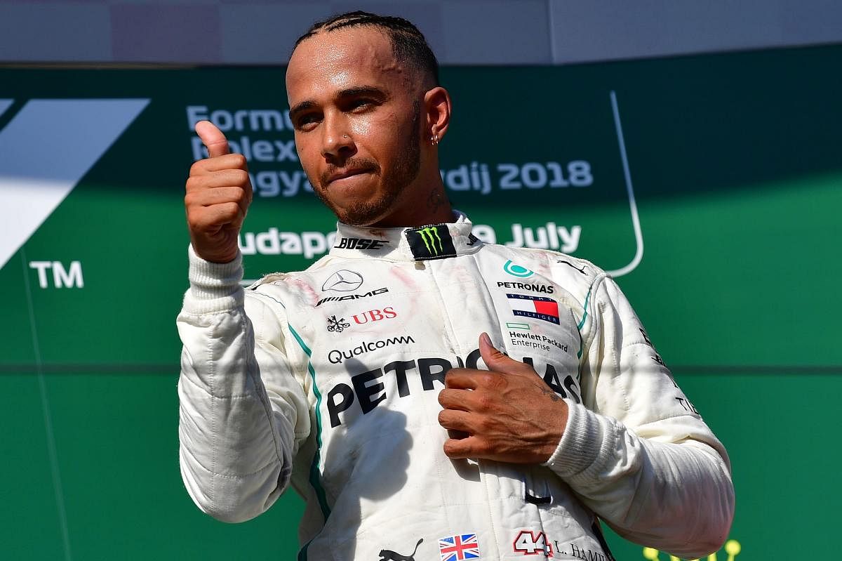 Lewis Hamilton. AFP 