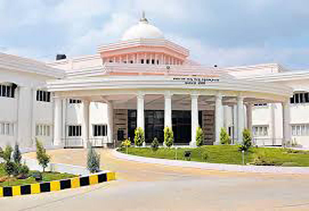 Karnataka State Open University main building in Mysuru.