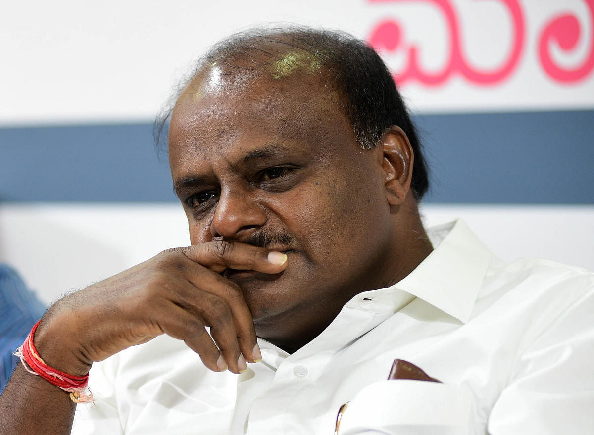 Karnataka Chief Minister HD Kumaraswamy. DH file photo